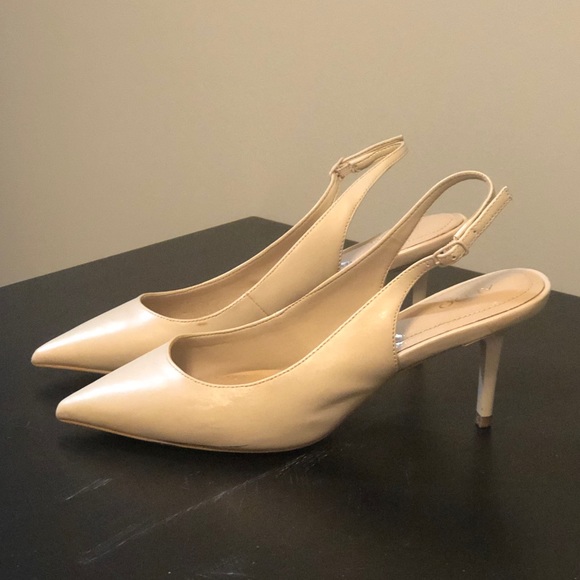Nude slingbacks, Aldo, size 7.5 - Picture 1 of 4